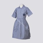 Bay View High School Shirt Frock Girls Half Sleeves