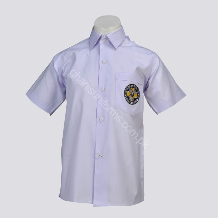 SANT MICHAEL BOYS SHIRTS HALF SLEEVES St. Michael School Shirt Boys Half Sleeves - Image 1