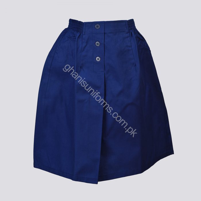 SANT MICHAEL GIRLS SKIRTS BLUE St. Michael School Skirt Girls (Elastic) - Image 1