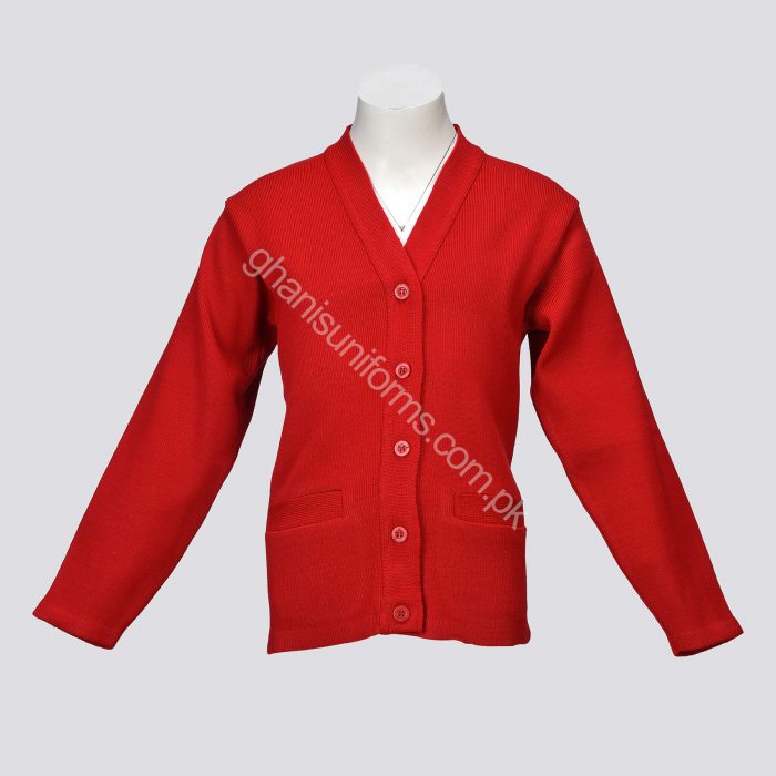 GENERATION GIRLS RED CARDIGAN Generation School Cardigan Girls - Image 1