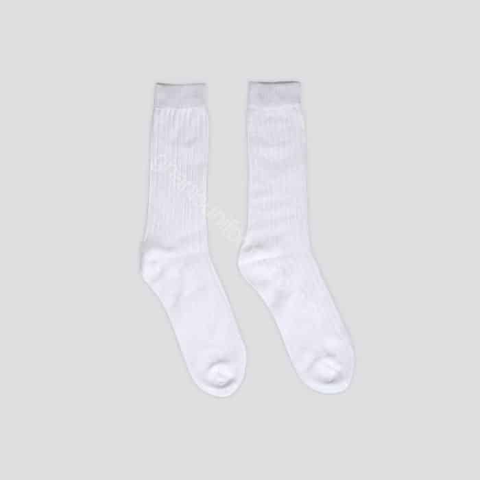 Alpha College White Socks For Boys/Girls