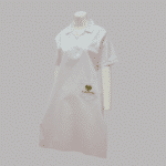 AMI School Shirt Girls Half Sleeves Chalk