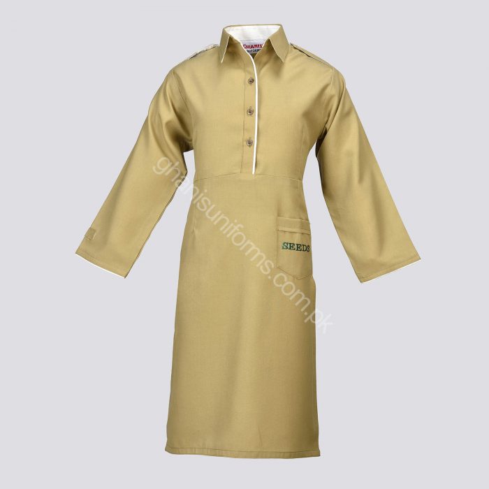 Seeds School Shirt Girls Full Sleeves Chalk - Image 1