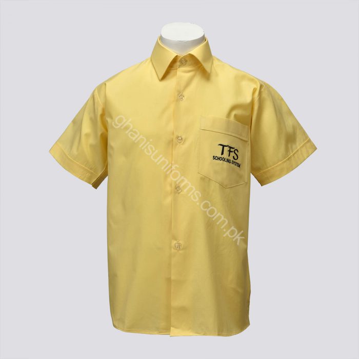 The First Step Schooling System Shirt Boys Half Sleeves (Nursery/Kg) - Image 1