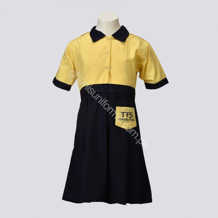 The First Step Schooling System Shirt Frock Girls (Nursery/Kg) - Image 1