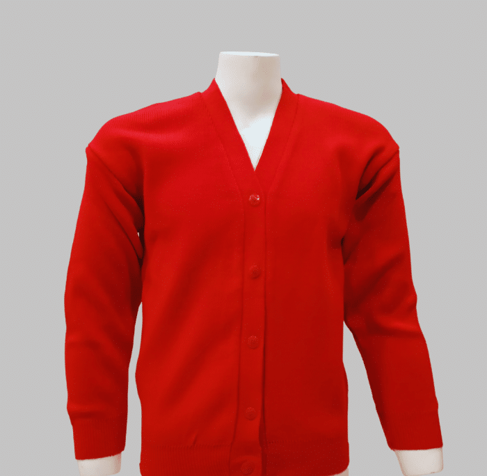 Girls Cardigan Red - Image 1