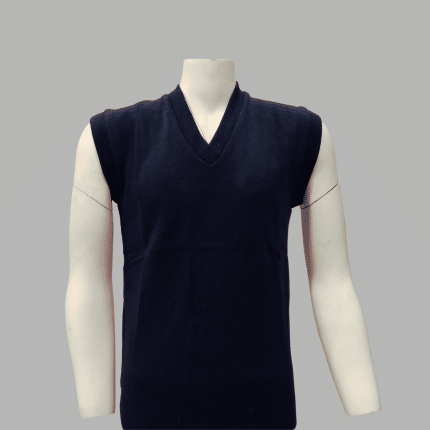 Navy Blue Sleeveless Sweater