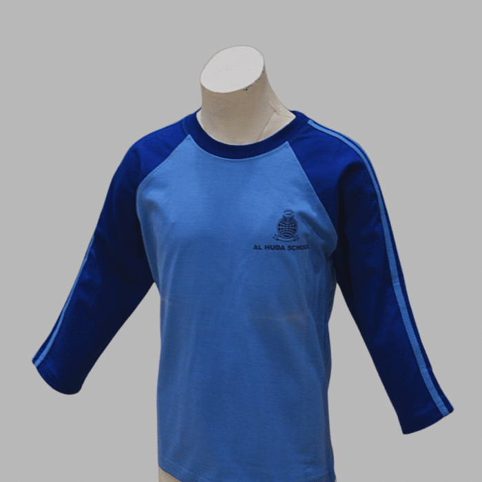 Al-Huda School Boys Full Sleeves R/Neck T-Shirt Sports - Image 2