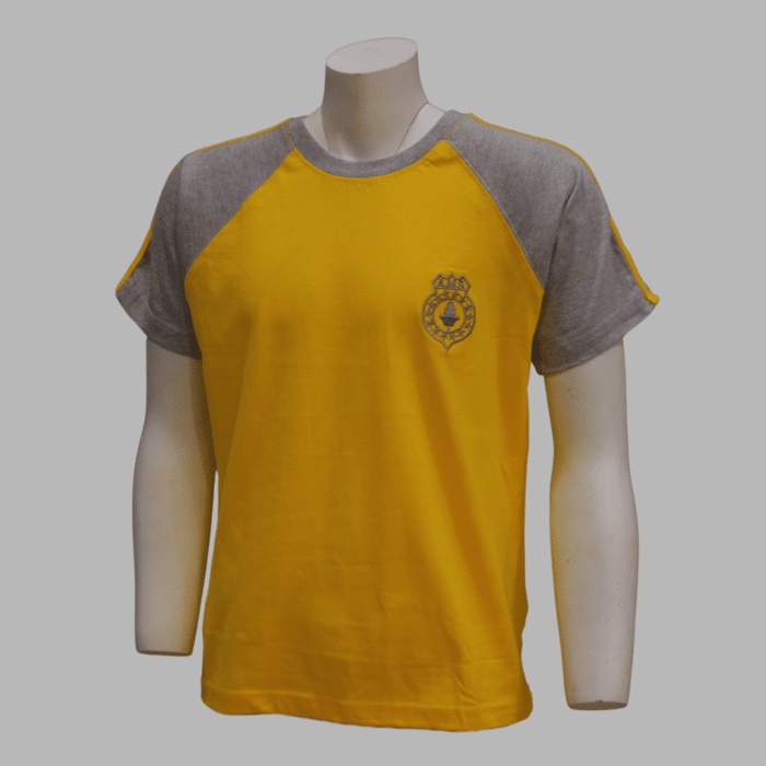 Al Murtaza School - AMS T-Shirt Sports Boys Yellow Al-Murtaza School Boys T-Shirt Sports - Image 1