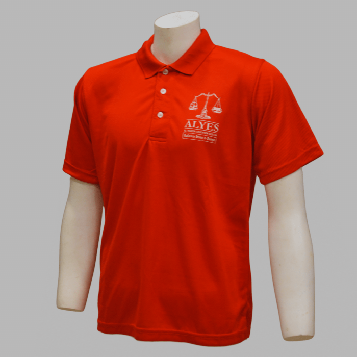 Al Yaqeen School T-Shirt Sports Boys - Red Al-Yaqeen School T-Shirt Sports - Image 1