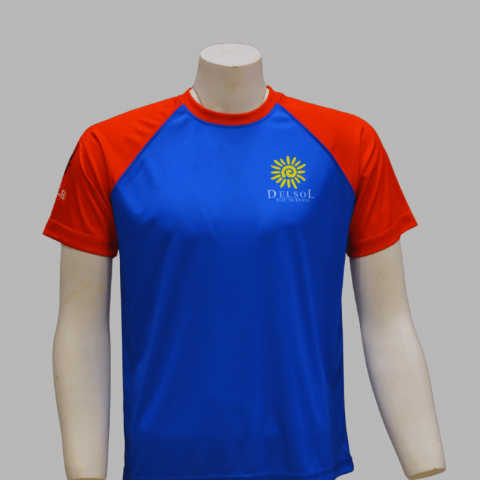Delsol School T-Shirt Sports Red Delsol School T-Shirt Sports - Image 1