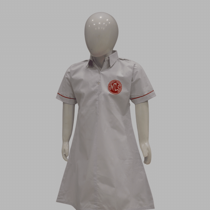 M.T.L.S School Shirt Girls Half Sleeves Frock - Image 1