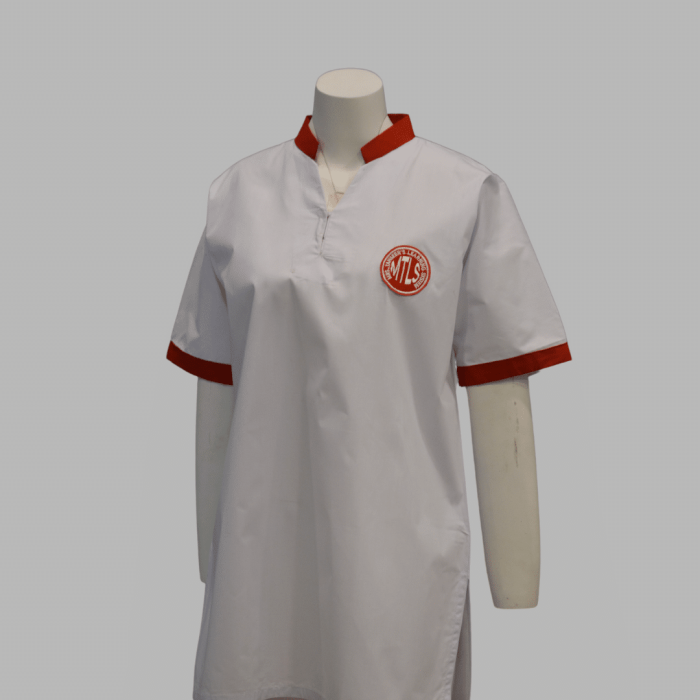 M.T.L.S School Shirt Girls Half Sleeves Kurti - Image 1