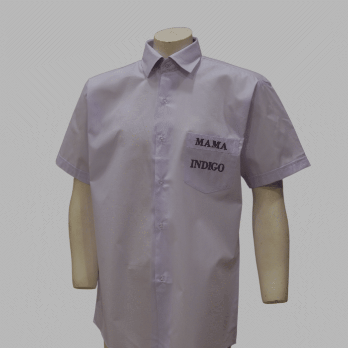 Mama Indigo School Shirt Boys Half Sleeves - Image 1