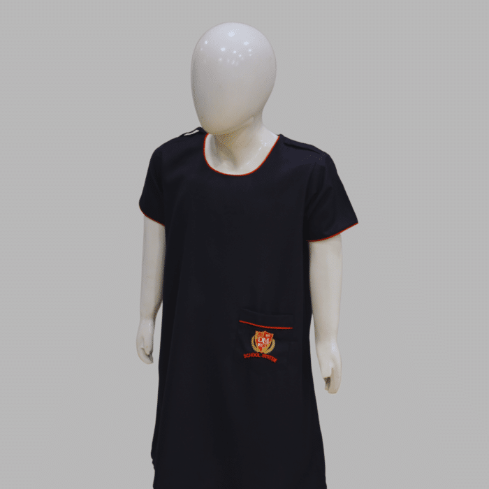 DM Montessori School Shirt Girls Half Sleeves A/Line - Image 2