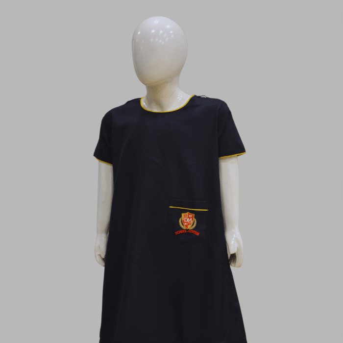 DM Montessori School Shirt Girls Half Sleeves A/Line - Image 1