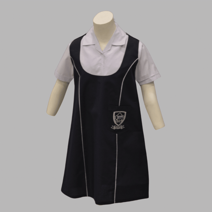 Green Flag School Shirt Girls Half Sleeves A/Line - Image 1