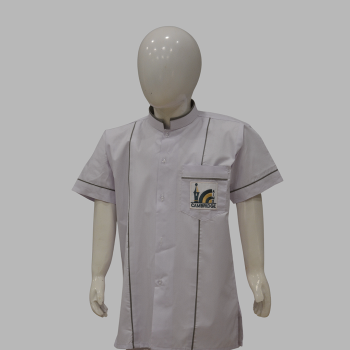 AIMS Cambridge School Shirt Girls Half Sleeves A/Line - Nursery/Kg - Image 1