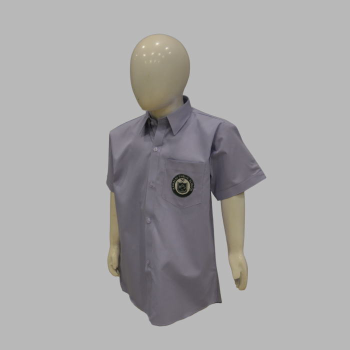 Karachi Public School Shirt Boys Half Sleeves Class Class 4 And 5 - Image 1