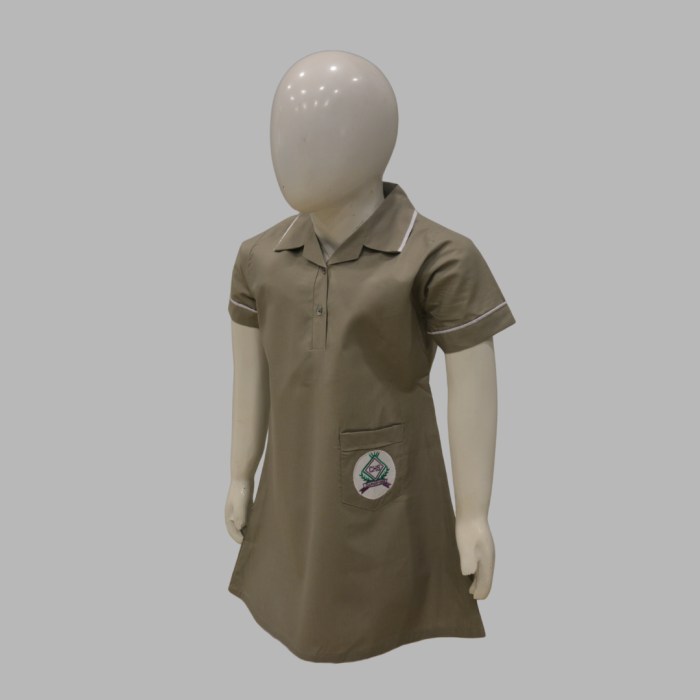 Carnation School Shirt Girls Half Sleeves A/Line - Image 1