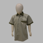 Green Shield School Shirt Boys Half Sleeves