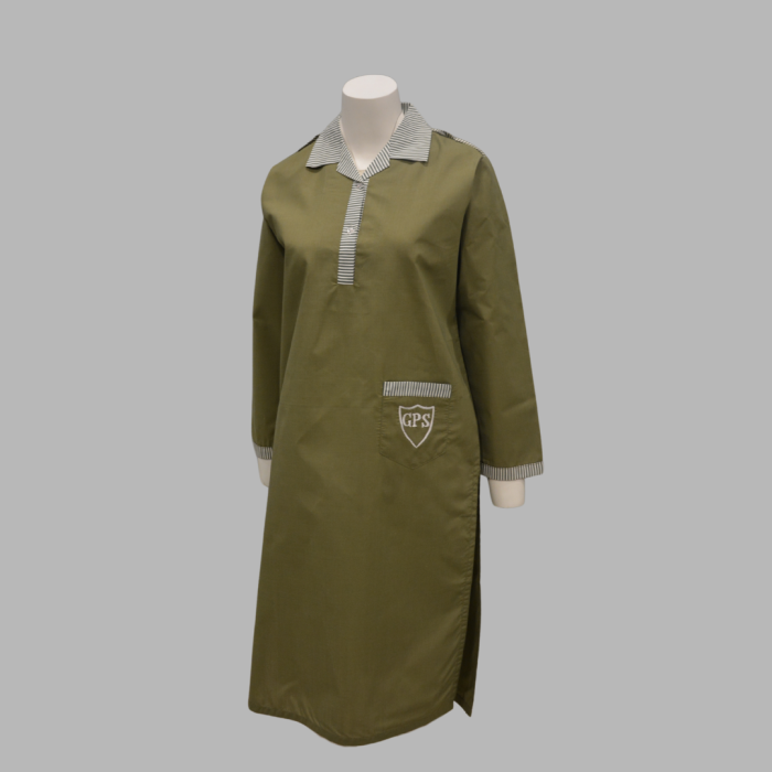 Green Shield School Shirt Girls Full Sleeves Chalk - Image 1