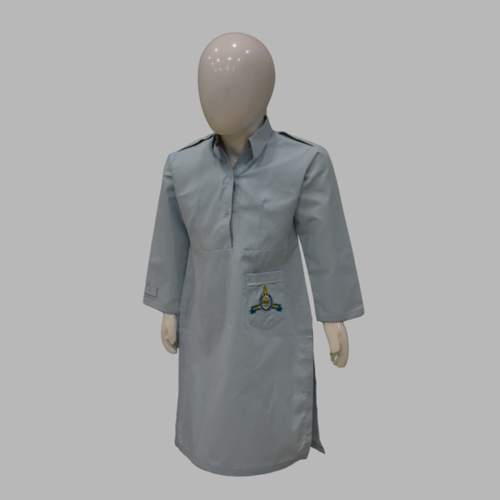 Madarsa Noor Ul Quran Shirt Girls Full Sleeves Chalk Nursery KG - Image 1