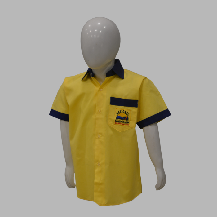 National Schooling System Shirt Boys Half Sleeves Nursery KG - Image 1