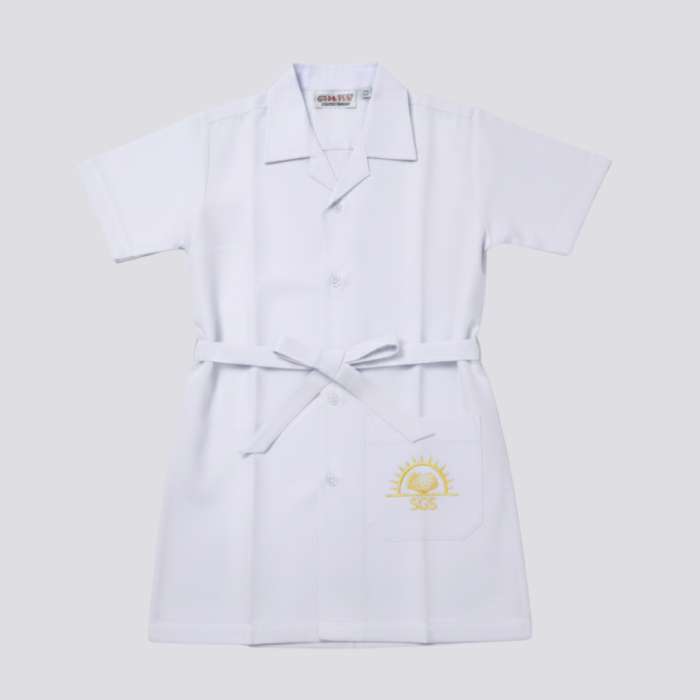 Sun Beam Grammer School Frock Girls Sports Half Sleeves Grammer