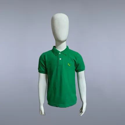 V.L.C Green Polo T-Shirt From Class 1 To 5