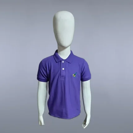 V.L.C Purple Polo T-Shirt From Class 1 To 5