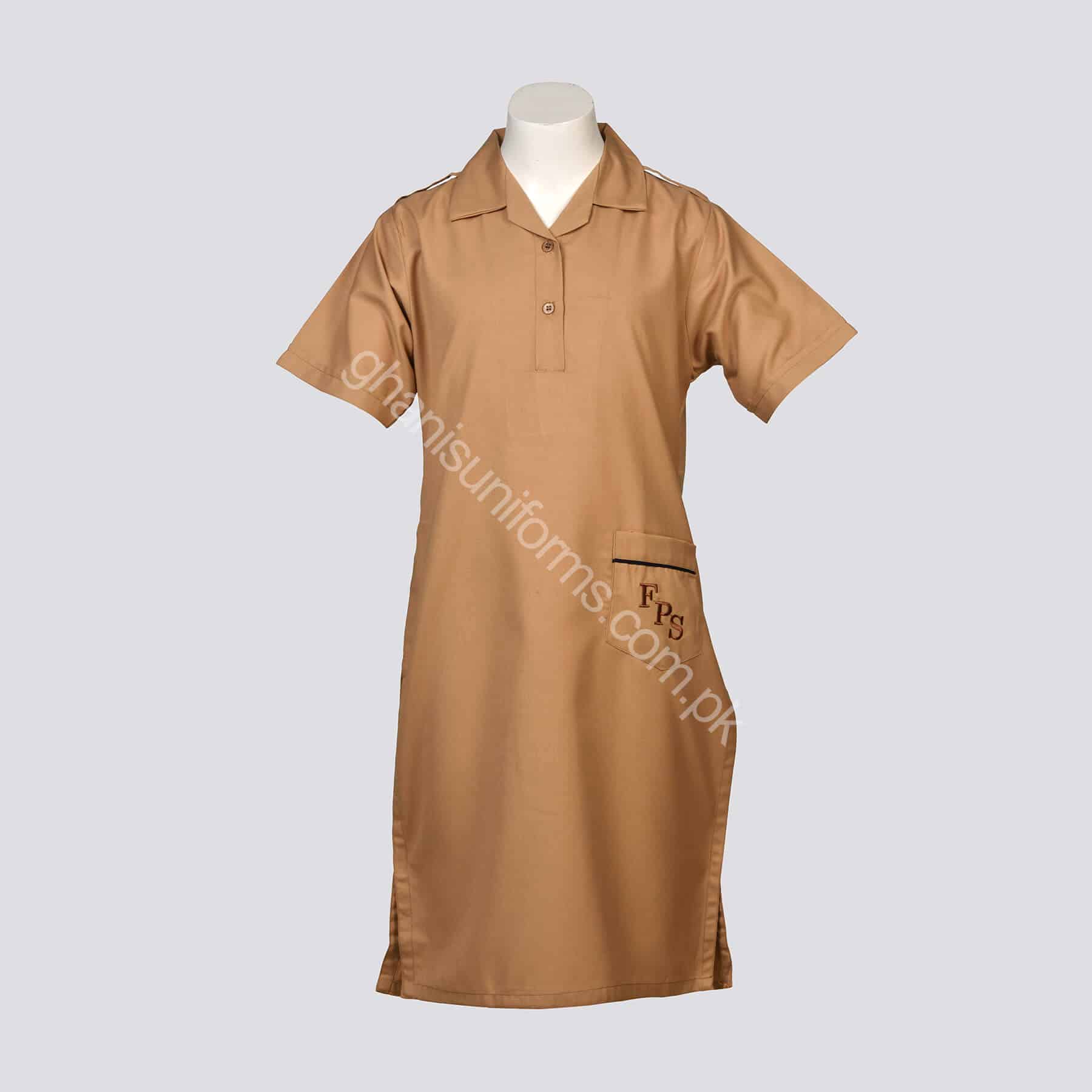 FPS Shirt Girls Half Sleeves Chalk (Grade 3 to Grade 5) - Image 4