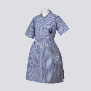 Bay View High School Shirt Frock Girls Half Sleeves