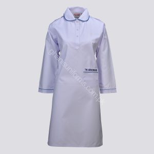 Benchmark School Shirt Girls Full Sleeves Chalk