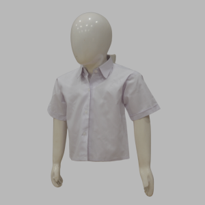 Bahria College Blouse Shirt Coller Half Sleeves Girls
