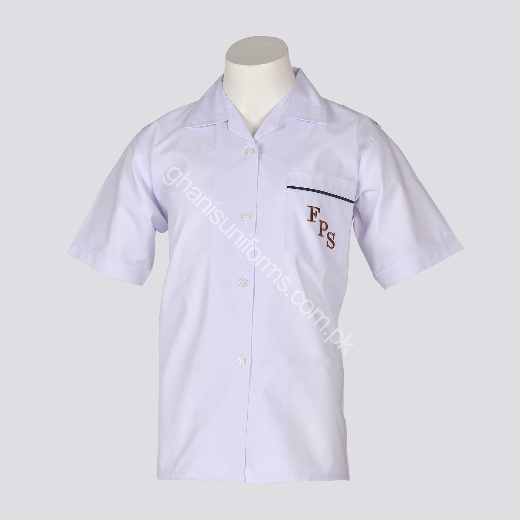 FPS Shirt Blouse Girls Half Sleeves Loops - Image 2