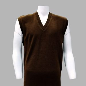 Brown Sleeveless Sweater