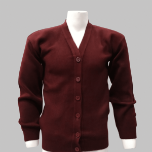 Girls Cardigan Maroon