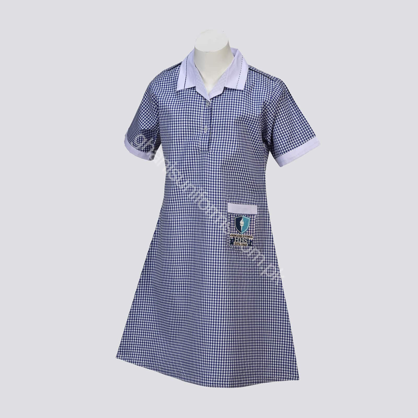 Happy Home School Shirt Girls Half Sleeves A/Line (Matric)