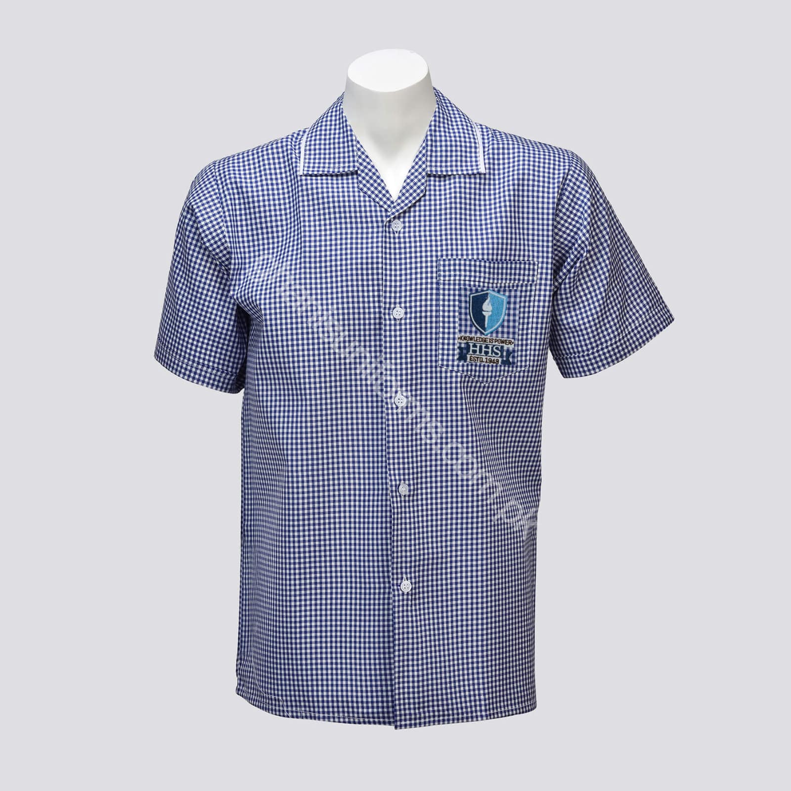 Happy Home School Shirt (Bu-Shirts) Boys Half Sleeves Matric (Pipen)