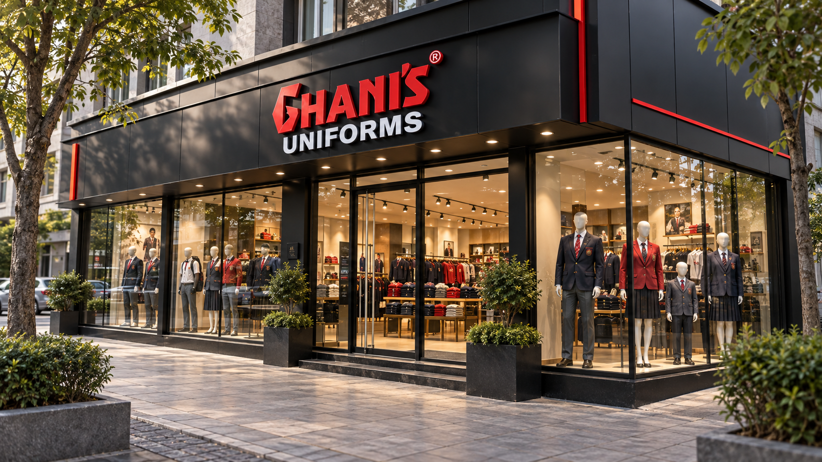 Ghani’s Uniforms school uniform store in Gulshan-e-Iqbal Karachi